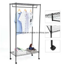 Bricolage Sturdy Expoxy Metal Wire Garment Rack pour la maison